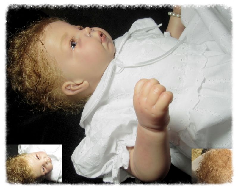 Reborn Luca by E. Knoops; Delta Dawn Mohair; Glass Eyes;